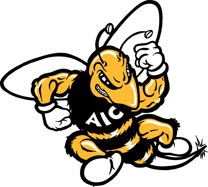 AIC Yellow Jackets 2001-2008 Primary Logo iron on transfers for clothing